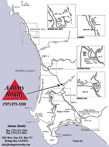 Bodega Bay Overview Map